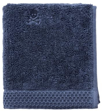 Scalpers Toalla de Invitados Nidus 30x50cm 100% Algodón 550GSM Azul Navy Bordado con Logo Home