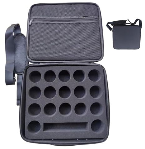 Billardkugel Etui, Aufbewahrungstasche für Billardkugeln, Tragetasche für Billardkugeln, Reise Aufbewahrungsbox mit Tragegriff und Schultergurt, Für Einen Satz Billardkugeln 2-1/4'' und Zubehör