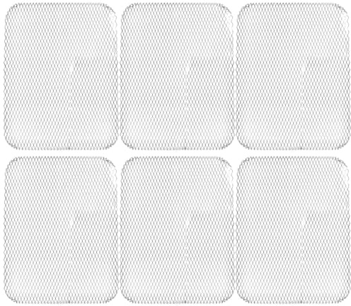 CIYODO 10 Pezzi Tappetini Barbecue Usa e Getta Antiderente per Uniforme Rete Barbecue per Esterni e Carbonella e Piastra da