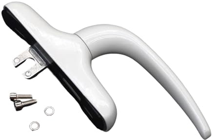 F Fityle Poignée de fenêtre oscillo-battante, loquet de fenêtre, pièces de quincaillerie, pièces de réparation, poignée de verrouillage à battant légère pour