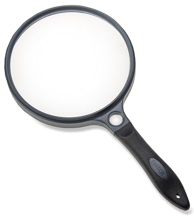 Carson SureGrip 2x Acrylic Soft Grip Magnifier with 11.5x Spot Lens (SG-14)