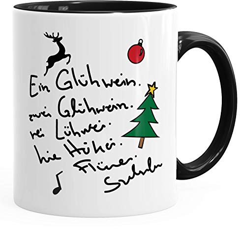 MoonWorks® Tazza da caffè con vin brulé, colore nero, taglia unica