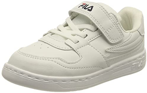 FILA Jungen Unisex Kinder FXVENTUNO Velcro TDL Sneaker, White, 26 EU