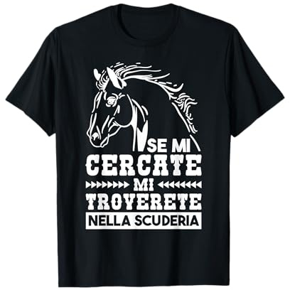 Equitazione Regalo Cavallo Maglietta
