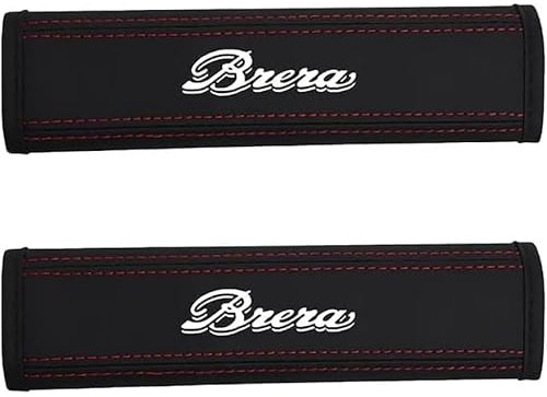 FURREN 2 Pezzi Cuscinetti per Cintura di Sicurezza per Alfa Romeo Brera, Copri Tracolla Removibile Copri Cintura di Sicurezza, Imbottiture Cinture Sicurezza