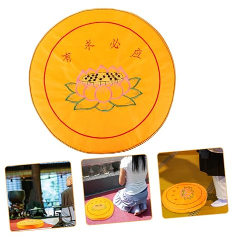 Cabilock Meditation Kissen Sitzkissen Mit Stickmuster Bequemes Kissen Anbetungskissen Matte Für Zuhause Dekorative Matte Sitzmatte Pad