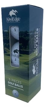 KiwiEdge Sports Golf balls | 3 pack golf balls | Designed for distance | Golf Gifts and Golf Accessories | Suitable for all ages | Men and Women | For beginners upward