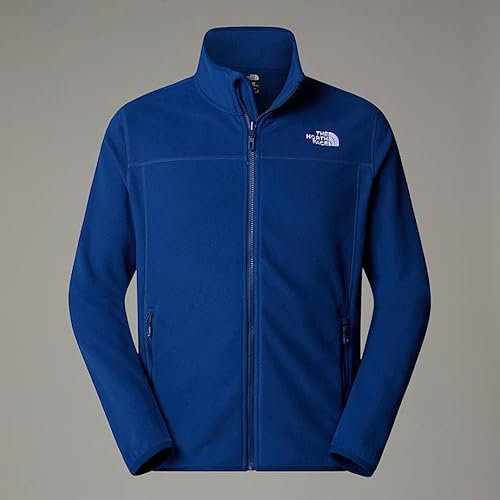 The North Face NF0A855XD1R M 100 Glacier Full Zip - EU Maglia Lunga Uomo Estate Blue Taglia XXL
