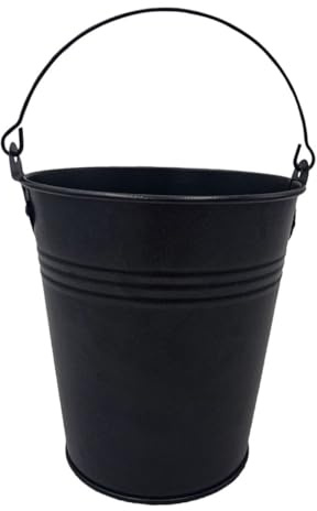 FONDOTIN Cubo Recogegotas para Barbacoa con Asas Portátiles Gran Capacidad Fácil Limpieza Diseño Práctico para Exterior y Parrilla de Leña