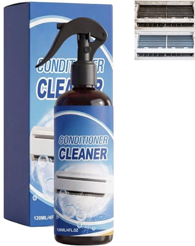 Heavy Duty HVAC Coil Cleaner Skum Spray No Rinse Evaporator & Condenser Coil Cleaning Foam, Foaming Climate Conditioner Cleaner för bärbara fönsterenheter, (1 styck)
