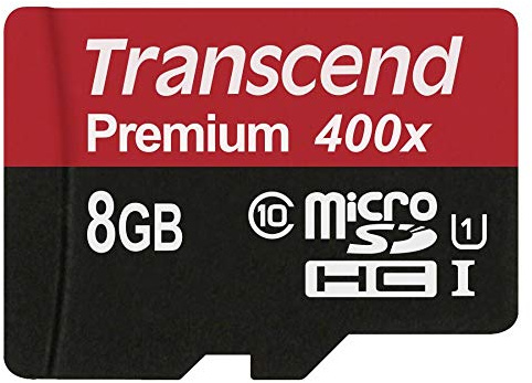 Transcend 8GB microSDXC/SDHC Class 10 UHS-I (Premium) Memory Card