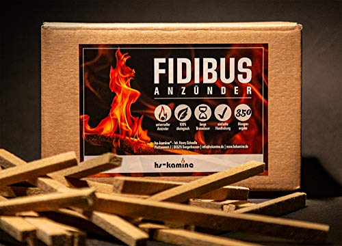 350 Stück Fidibus Anzünder Kaminanzünder Grillanzünder Premium Anzündstäbe