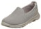 Skechers Women's GO Walk 5 Slip On Trainers, Taupe Textile Trim, 10 UK