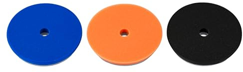 Lake Country 3-pack of 5.5 SDO Foam Polishing Pads Premium Standard Duty Orbital Polishing Pads for Painted Surfaces. (Fits 5 backing plate)