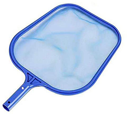 Acan Tradineur - Recogehojas, Malla Resistente, limpiado de Piscinas, spas o jacuzzis. Compatible con Mangos. Color Azul. 32 x 28,5 cm.