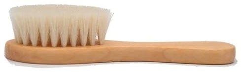 Neue Babypflege Reine Naturwolle Baby Holzbürste Kammbürste Baby Haarbürste Neugeborene Haarbürste Säuglingskamm KopfmassagegerätNützlich und praktisch
