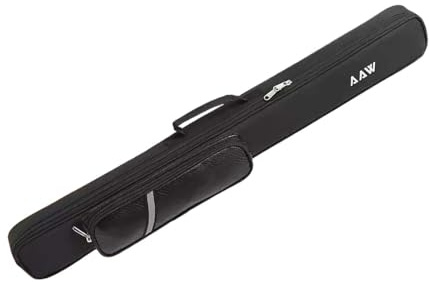 QSTDGVPW Premium Pool Cue Case for 3/4 Jointed Cues with Extra Storage
