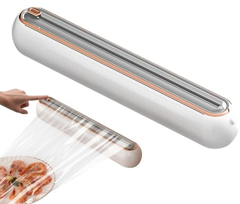 Cutter involucri, distributore di involucro ad applicazione,Film che taglierà la sorgente | Distributore di involucro di pellicola alimentare ricaricabile con taglierine con aspirazione magnetica del