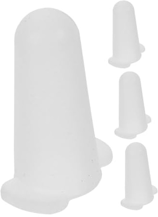 KOCKSHION Copriugello per Torta in Silicone 4 Pezzi, Protezione per Punte per Decorare Dolci, Previene L'essiccamento della Crema, per Decorazioni di Pasticceria