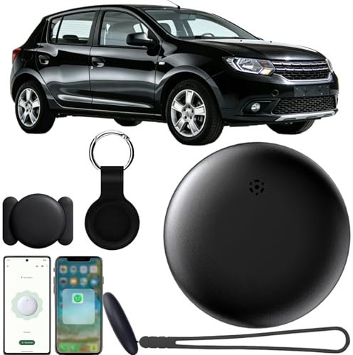GPS Tracker Per Auto Senza Abbonamento, Localizzatore GPS Per Auto Senza SIM, Compatibile Con Android Find Hub o Apple Find My Per Anziano, Bambini, Auto, Animali Domestici (Apple * 1)
