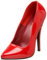 Pleaser Dom420/r Damen Pumps, Rot, 39 EU ( 6 UK )
