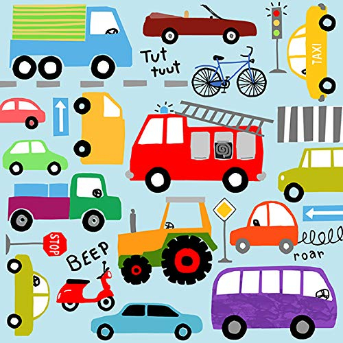 20 Servietten Stra?enverkehr | Feuerwehr | Autos | Fahrzeuge | Kinder | Tischdeko 33x33cm**G