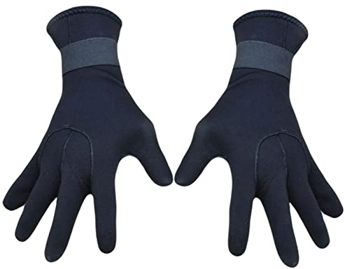 Suphyee Neopren-Angelhandschuhe | 3 mm Schwimmhandschuhe für Herren - Flexibler, Rutschfester, thermischer Fünf-Finger-Surfhandschuh, Tauchhandschuhe zum Speerfischen, Paddeln, Kajakfahren, Schwimmen