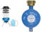 Campingaz 694001 Party 400 Grill 400 Anschluss an Gasflasche Propan/Butan & Gasdruck-Regler 50 mbar 1kg/h, für Anschluss eines Gasgeräts (Gasgrill, etc) an eine Gasflasche (5kg und 11 kg)