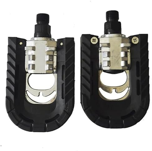 SQIANKUN Pedale Fahrrad 1 Paar Mountainbike-Pedale, Klapppedale aus Aluminiumlegierung, Fahrradpedale, arbeitssparend, mit reflektierender Sicherheitsfolie, Fahrradteile Fahrradpedale