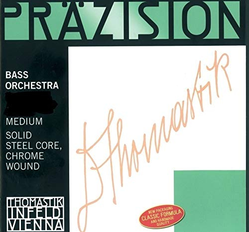Thomastik Corda per Contrabbasso 4/4 Precisione - corda Sol anima acciaio solid, rivestimento cromato, accordo orchestra, media
