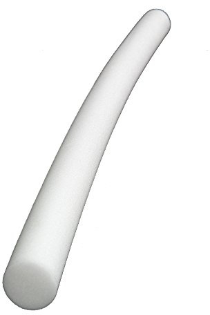 Workoutz 60x3 Inch Solid Pool Noodle (1 Qty) Commercial Quality Aquatic Float Made in USA (White Noodle)