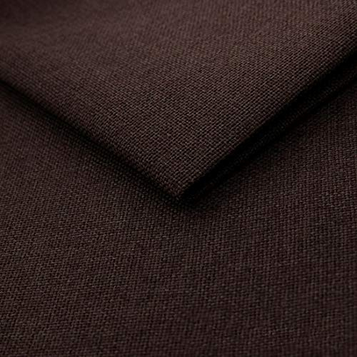 Heko Panels Mona Tissus Au Metre Pour Couture Ameublement Fauteuil Meubles Canapés Chaises Coussins 1 m x 1,43 m Marron Foncé