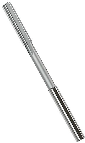 FOCMKEAS Chucking Reamer 3mm, Metric H7 HSS Lathe Machine Reamer Metric, 6 Straight Flutes, Round Straight Shank Milling Cutting Tool, for Metal Copper Aluminum