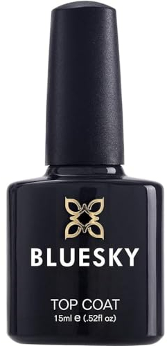 Bluesky Gel Nail Polish, Top Coat, 15 ml (Requires Curing Under UV/LED Lamp)
