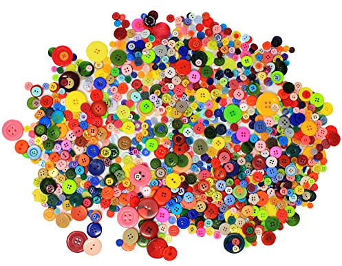 Assorted Buttons - 500g bag