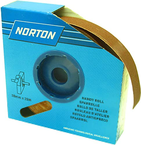 Norton Handy Rolls – Schleifpapier Rolle R222 38 mm 25 m G120