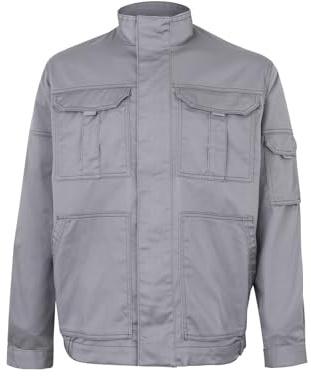 Velilla 106002S; Cazadora stretch multibolsillos; color Gris; Talla XL