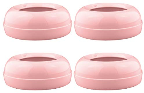 Maymom Nappskruvringar Kompatibel på Avent Natural plast- och glasflaskor; ej för AntiColic; BPA-fri nappkrage, 4-pack