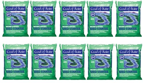 Coast of Maine, 16qt (Pack of 10) Sprout Island Blend, Organic & Natural Seed Starter for Seed Germination & Root Plant Cuttings