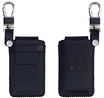 kwmobile Custodia Compatibile con Renault con 4 tasti Smart Key (solo Keyless Go) - Cover Chiavi Auto Protezione Copri Telecomando - Copri Chiave Copertura blu scuro