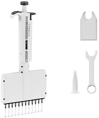 Steinberg Systems SBS-LAB-117 Mehrkanalpipette für 12 Spitzen 0,0005-0,01 ml 12-Kanal-Pipette
