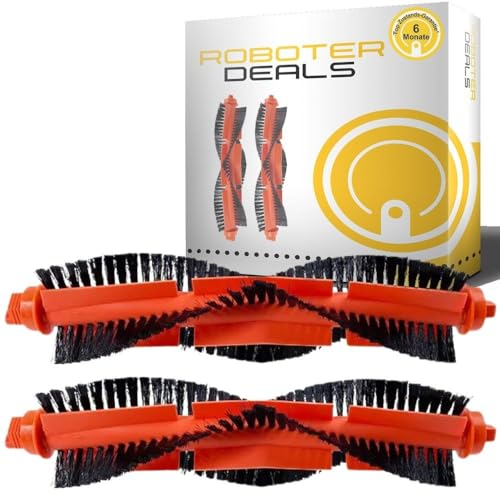 Roboter Deals - Hauptbürsten, Ersatzbürsten, Teppichbürsten (2 Stück) für Xiaomi Robot Vacuum S12 Staubsaugroboter
