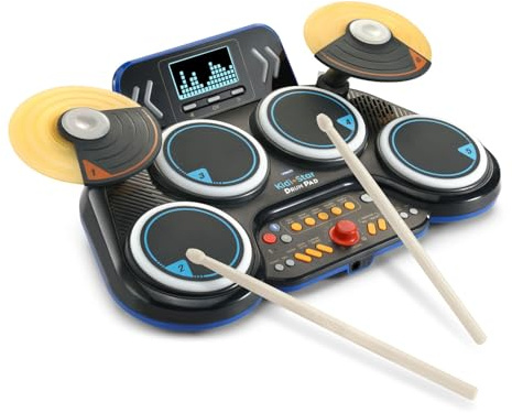 VTech Kidi Star Drum Pad, Black