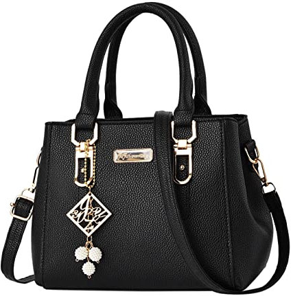 FUFUDDK Sac à Dos Femme PU Simili Cuir Pour Travail Elégant Vintage - Cabas Avec Bandoulière Amovible, Compartiment Zippé, Porte Monnaie Et Top Grip