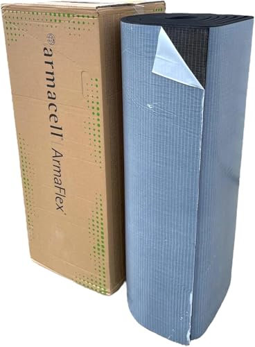 Armacell Armaflex ACE PLUS 6mm-32mm B-s3, d0 selbstklebend Dämmmatten Dämmung Isolierung (ACE PLUS, 25mm - 50cm x 100cm)