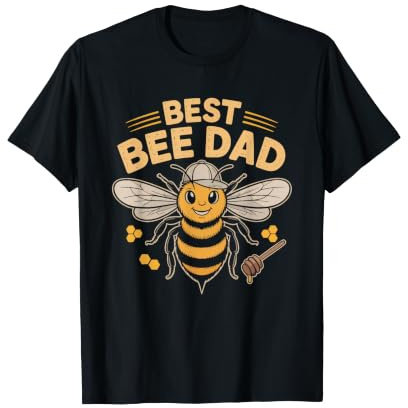Beekeeping Dad Smoker Hive Best Beekeeper Illustration T-Shirt