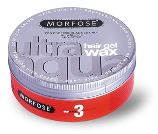 Morfose Deep Aqua Hair Styling Wax 175ml – Cire coiffante Ultra Hold – Tenue ultra forte & contrôle total – Brillance & longue durée