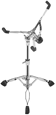 aleawol 10-15 Inch Snare Drum Stand, Double Braced Tripod Snare Stand Adjustable Height 16-22 Inch, Foldable Drum Pad Stand for Practice and Stage Performance