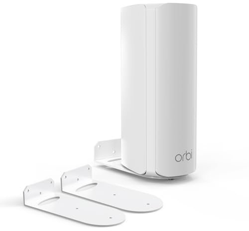HOLACA Support Mural Compatible avec NETGEAR Orbi Système WiFi 7 Mesh Tri-Bande (Série 770), Support en Métal pour RBE770/RBE772/RBE773, 2 PCS