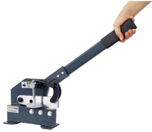 Metal Shears, Heavy-Duty Sheet Metal Cutter for Industrial Use, Hand Plate Shear, High Carbon Steel Blade, Effortless Cutting, Shrinker Stretcher Compatible, Workbench Mountable (5-Inch)